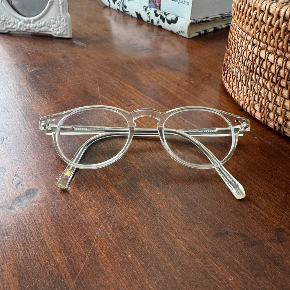 Jones New York Clear Round Glasses